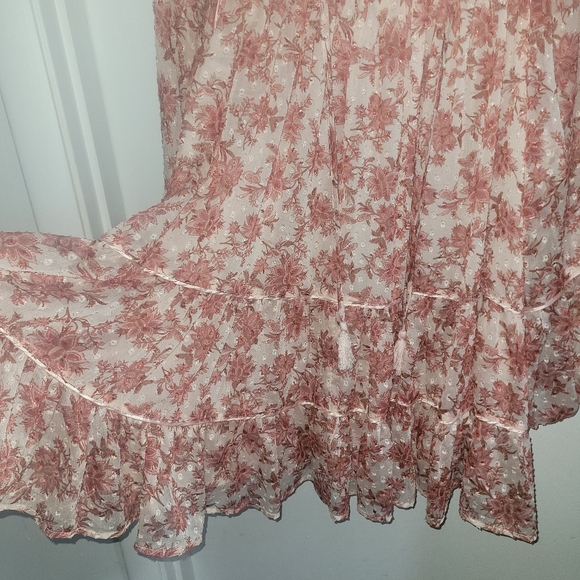 Olivaceous Womens Floral Mini Floral Dress Size Large - Picture 7 of 11